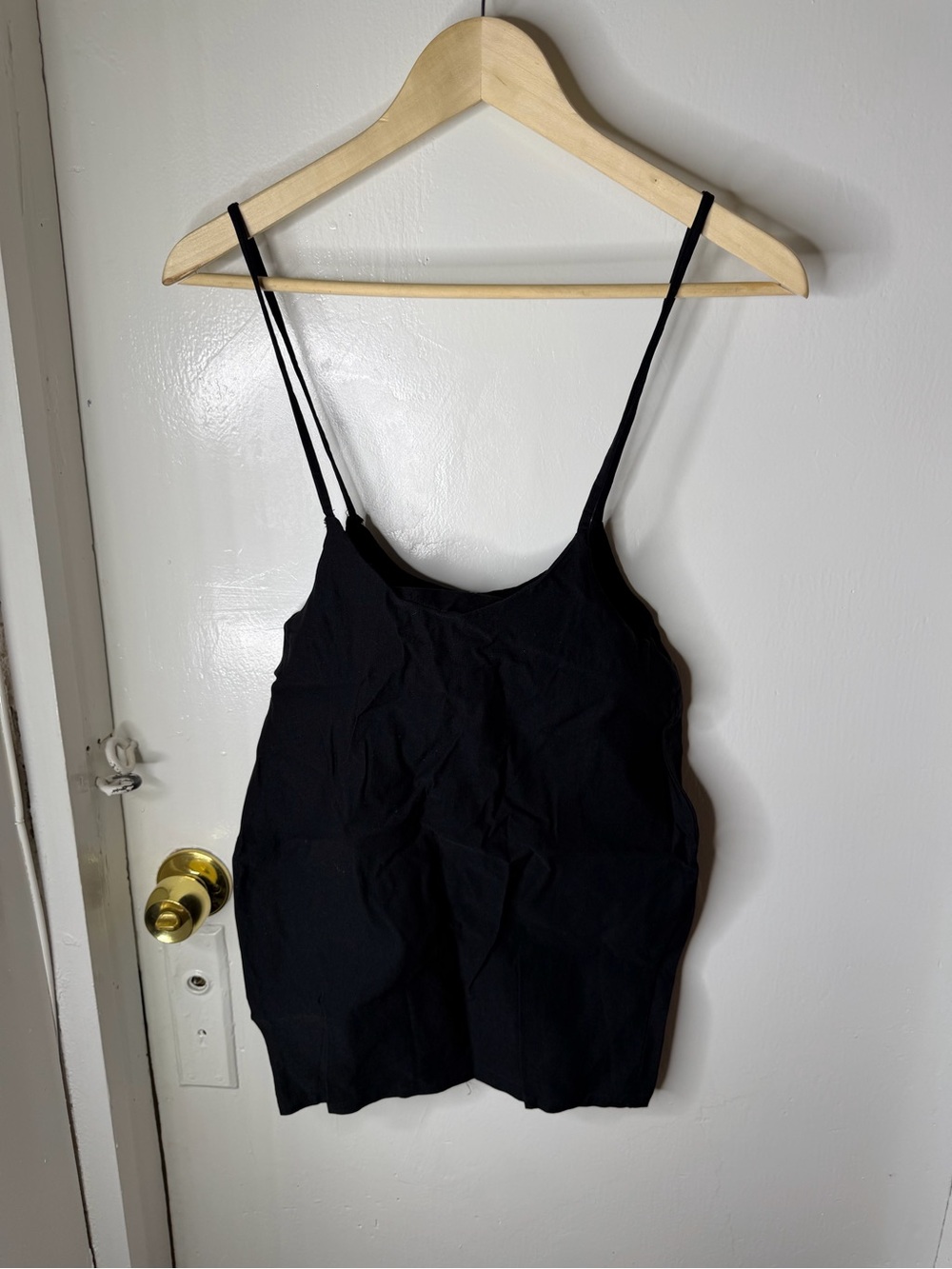 Women's Black Double-Strap mini skirt